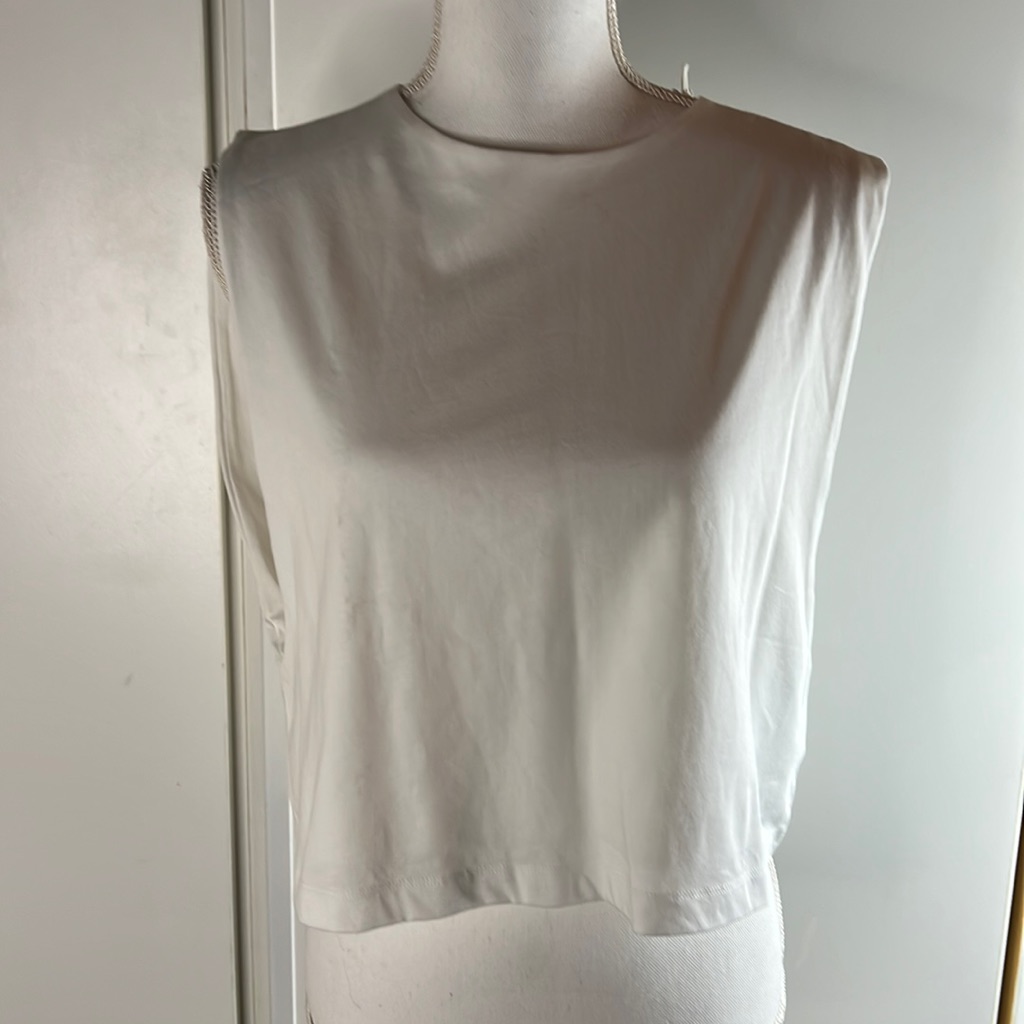 8 By Yoox Luxe Crop Top